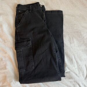 90s loose mid rise cargo jeans GAP